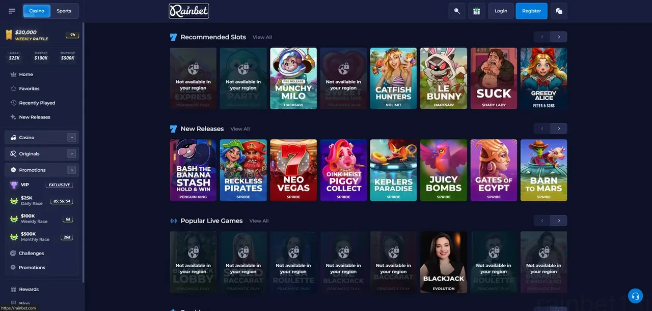 Rainbet Casino Casino